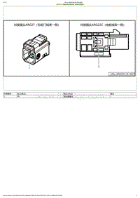 2023小鹏P7i电路图-ARG22C-地板线束对接右前门线束对接插头
