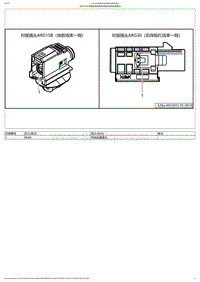 2023小鹏P7i电路图-ARG15B-地板线束对接后保险杠线束对接插头