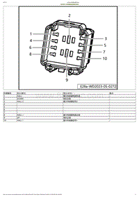 2023小鹏P7i电路图-BD809-行李箱电动撑杆总成