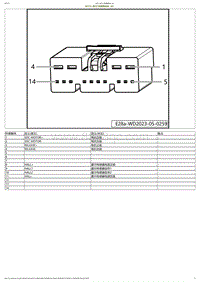 2023小鹏P7i电路图-BD731-剪刀门控制器总成（左）