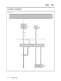 2020小鹏P7电路图-方向盘开关电路图