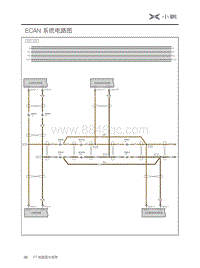 2020小鹏P7电路图-ECAN 系统电路图