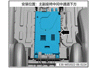 2023小鹏G9电路图-控制单元位置分布-BD532-中央域控制器