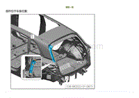 2022小鹏G9车身-左后侧围流水槽总成-装配一览