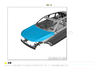 2022小鹏G9车身-修复前舱盖外板-装配一览