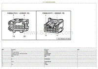 2023小鹏G9电路图-BDIPL1-地板线束对接仪表线束对接插头