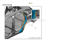 2022小鹏G9车身-左C柱加强板总成-装配一览