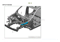2022小鹏G9车身-左前轮罩上边梁上板总成-装配一览