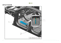 2022小鹏G9车身-前地板左前加强梁-装配一览