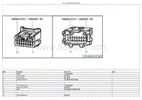 2023小鹏G9电路图-BDLR1-地板线束对接地板线束对接插头