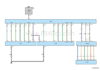 2023小鹏G9电路图-减速器控制系统- 电子换档器电路图