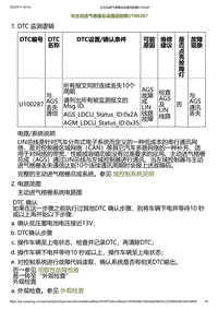 2023小鹏G6诊断-与主动进气格栅总成通信故障U100287