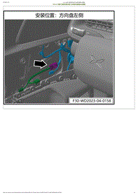 2023小鹏G6电路图-FLFLA-左前门线束对接左前门分线束对接插头位置图