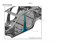 2023小鹏G9车身-左侧围B柱加强板总成-装配一览