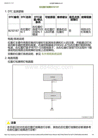 2023小鹏G6诊断-右位置灯故障B250187