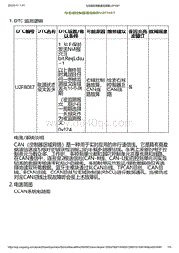 2023小鹏G6诊断-与右域控制器通信故障U2F8087