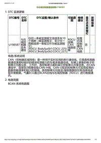 2023小鹏G6诊断-与右域控制器通信故障U198587