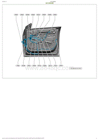 2023小鹏G6电路图-右前门线束线束图