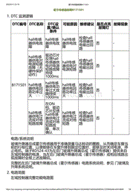 2023小鹏G6诊断-霍尔传感器故障B171501