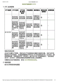 2023小鹏G6诊断-右近光灯电路故障B135701