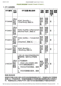 2023小鹏G6诊断-2号出风口电机故障P154A4B P154A01 P154A1C.._