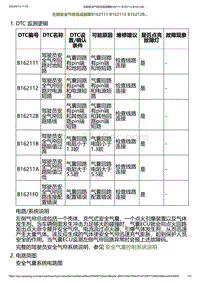 2023小鹏G6诊断-左侧安全气帘总成故障B162111 B162112 B16212B.._