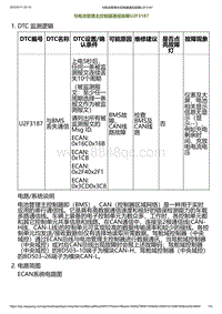 2023小鹏G6诊断-与电池管理主控制器通信故障U2F3187