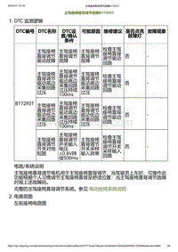 2023小鹏G6诊断-主驾座椅靠背调节故障B172F01