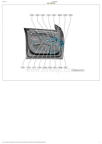 2023小鹏G6电路图-左前门线束线束图