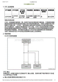 2023小鹏G6诊断-CCAN故障U2F0388