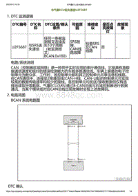 2023小鹏G6诊断-与气囊ECU丢失通信U2F5687