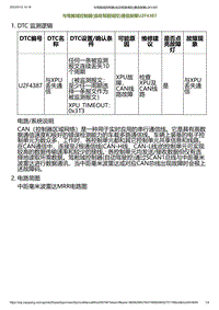 2023小鹏G6诊断-与驾舱域控制器 自动驾驶域控 通信故障U2F4387