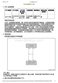 2023小鹏G6诊断-SCAN5故障U2F1388