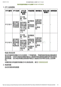 2023小鹏G6诊断-制冷剂温度传感器 OHX 故障P151B11 P151B15