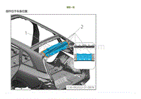 2023小鹏G9车身-顶盖后横梁总成-装配一览