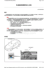 2021马自达3昂克赛拉-车道偏离报警系统 LDWS 