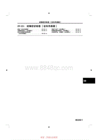 2014马自达3昂克赛拉-09-03I 故障症状检修-驻车传感器