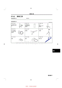 2014马自达3昂克赛拉-09-60 维修工具