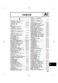 2015马自达3昂克赛拉-14字母索引表AI