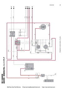 2016沃尔沃XC60电路图-组33 起动系统