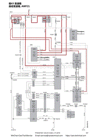 2016沃尔沃XC60电路图-组43 变速器