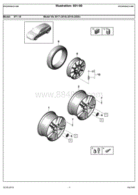 2018-2020保时捷971-Main group 6 Wheels brakes