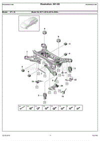 2018-2020保时捷971-Main group 5 Rear axle