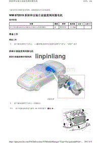 2010保时捷Panamera4S-WM 872019 拆卸和安装右前温度阀伺服电机