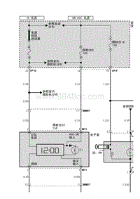 2004伊兰特G1.8电路图-时钟