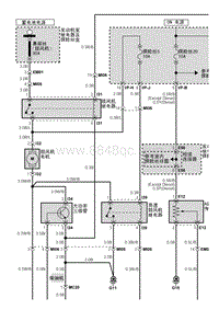 2004伊兰特G1.8电路图-鼓风机 A C控制 自动 