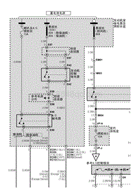 2004伊兰特G1.8电路图-鼓风机 A C 控制 手动 