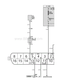 2004伊兰特G1.6电路图-数据线路详述