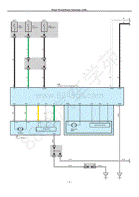 雷克萨斯LS460电路图-功率倾斜和功率伸缩-LHD