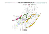 雷克萨斯LS460电路图-座椅零件位置 RearSeatOPL-P